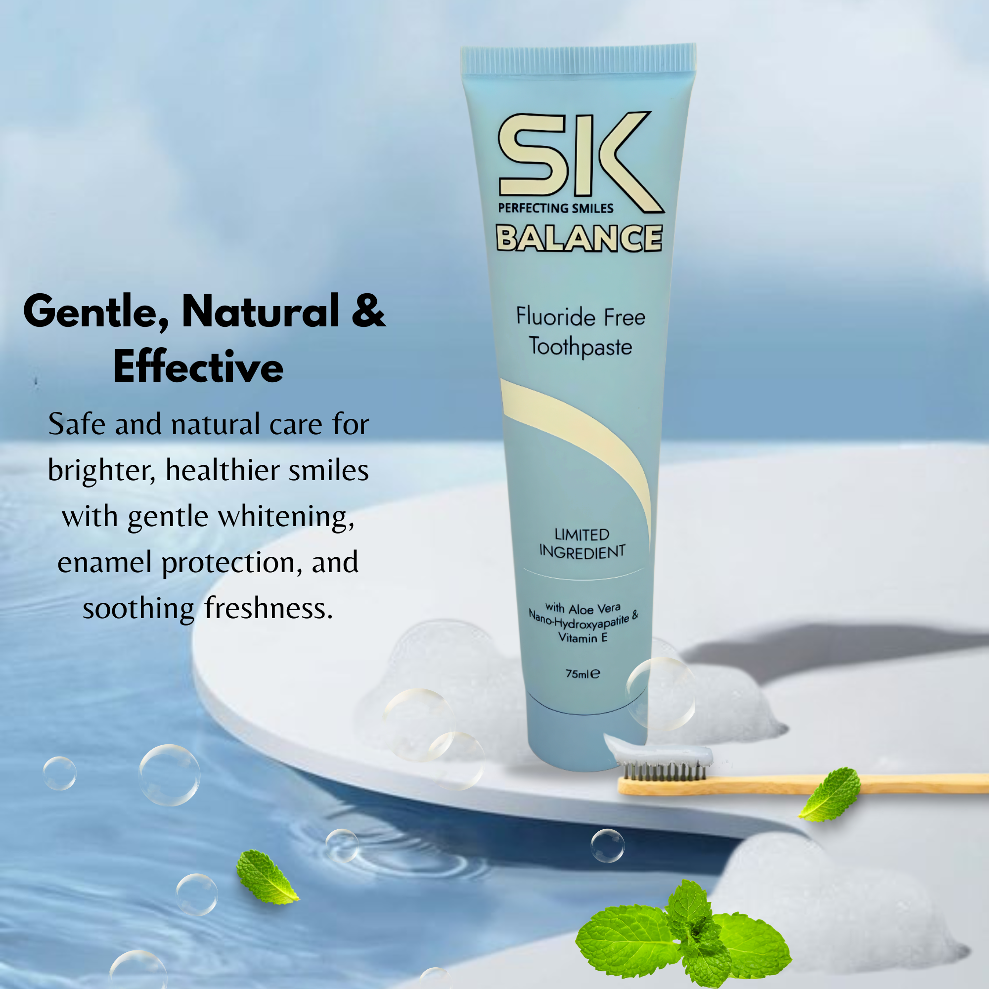 Pro Balance Toothpaste SK Balance Toothpaste Fluoride Free with Nano-Hydroxyapatite – SK ...