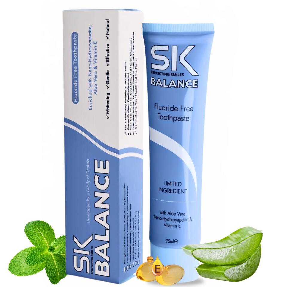 Fluoride-free toothpaste with nano-hydroxyapatite